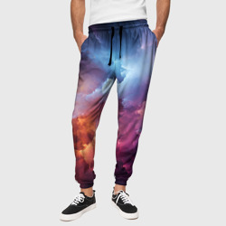Облачный космос – Мужские брюки 3D с принтом купить