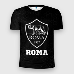 Roma sport на темном фоне – Мужская футболка 3D Slim с принтом купить со скидкой в -9%