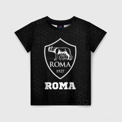 Roma sport на темном фоне – Детская футболка 3D с принтом купить со скидкой в -33%