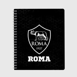 Roma sport на темном фоне – Тетрадь с принтом купить