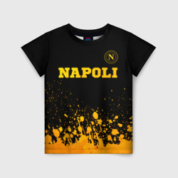 Napoli - gold gradient посередине – Детская футболка 3D с принтом купить со скидкой в -33%