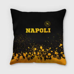 Napoli - gold gradient посередине – Подушка 3D с принтом купить