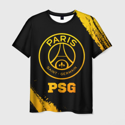 PSG - gold gradient – Мужская футболка 3D с принтом купить со скидкой в -26%