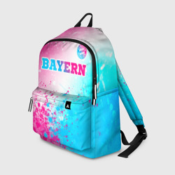 Bayern neon gradient style посередине – Рюкзак 3D с принтом купить