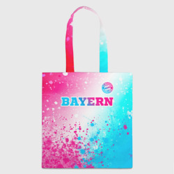 Bayern neon gradient style посередине – Шоппер 3D с принтом купить