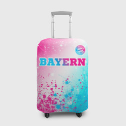 Bayern neon gradient style посередине – Чехол для чемодана 3D с принтом купить
