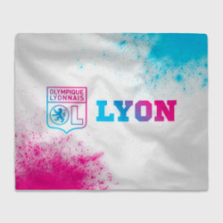 Lyon neon gradient style по-горизонтали – Плед 3D с принтом купить со скидкой в -14%