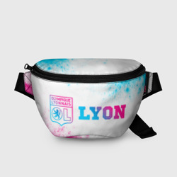 Lyon neon gradient style по-горизонтали – Поясная сумка 3D с принтом купить