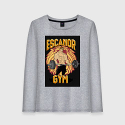 Женский лонгслив хлопок Эсканор грех гордыни gym