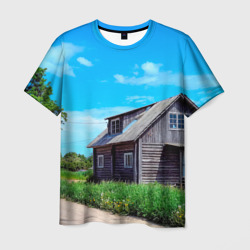 Дом в деревне – Мужская футболка 3D с принтом купить со скидкой в -26%