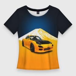 Спортивный японский автомобиль – Женская футболка 3D Slim с принтом купить