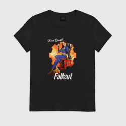 Женская футболка хлопок Nuka Cola and Lucy MacLean Fallout