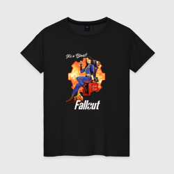 Nuka Cola and Lucy MacLean Fallout – Женская футболка хлопок с принтом купить со скидкой в -20%