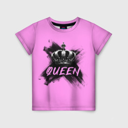 Королева - корона – Детская футболка 3D с принтом купить со скидкой в -33%