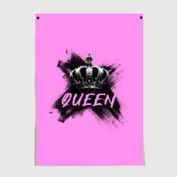 Королева - корона – Постер с принтом купить