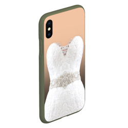 Чехол для iPhone XS Max матовый Свадебное платье - невеста - фото 2