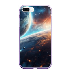 Космос и    планеты – Чехол для iPhone 7Plus/8 Plus матовый с принтом купить