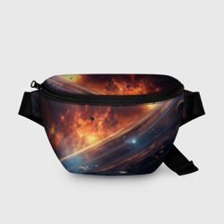 Млечный путь космос – Поясная сумка 3D с принтом купить