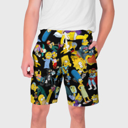 Персонажи Симпсонов  – Мужские шорты 3D с принтом купить