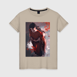 Чэн Хуа обнимает князя демонов – Женская футболка хлопок с принтом купить со скидкой в -20%