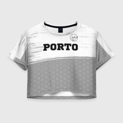 Porto sport на светлом фоне посередине – Женская футболка Crop-top 3D с принтом купить