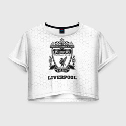 Liverpool sport на светлом фоне – Женская футболка Crop-top 3D с принтом купить