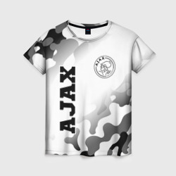 Ajax sport на светлом фоне вертикально – Женская футболка 3D с принтом купить со скидкой в -26%