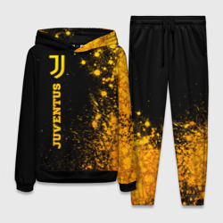 Juventus - gold gradient по-вертикали – Женский костюм с толстовкой 3D с принтом купить со скидкой в -25%
