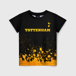 Tottenham - gold gradient посередине – Детская футболка 3D с принтом купить со скидкой в -33%