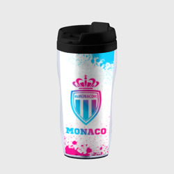 Monaco neon gradient style – Термокружка-непроливайка с принтом купить со скидкой в -12%