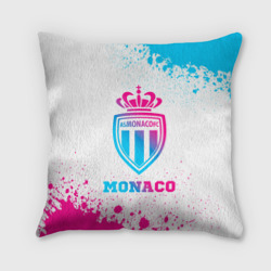 Monaco neon gradient style – Подушка 3D с принтом купить