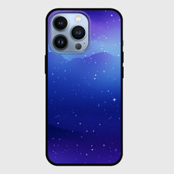 Синий космос и звезды  – Чехол для iPhone 13 Pro с принтом купить
