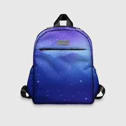 Синий космос и звезды  – Детский рюкзак 3D с принтом купить со скидкой в -33%