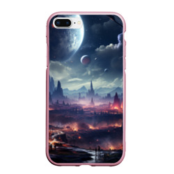 Фантастическая планета внутри  космоса – Чехол для iPhone 7Plus/8 Plus матовый с принтом купить