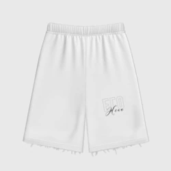 Женские шорты oversize футер хлопок Его жена