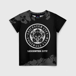 Leicester City sport на темном фоне – Детская футболка 3D с принтом купить со скидкой в -33%