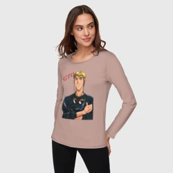 Женский лонгслив хлопок Эйкити Онидзука учитель - фото 2