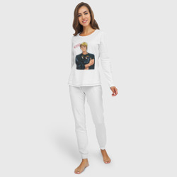 Женская пижама с лонгсливом хлопок Эйкити Онидзука учитель - фото 2