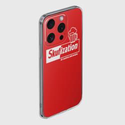 Чехол для iPhone 15 Pro силиконовый с защитой камеры Скуфизация всех стран и народов  - фото 2