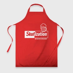 Фартук 3D Скуфизация всех стран и народов 
