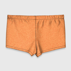 Плавки с принтом Текстурированный оранжевый однотонный для мужчины, вид сзади №1. Цвет основы: белый