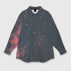 Брызги краски на стену – Мужская рубашка oversize 3D с принтом купить