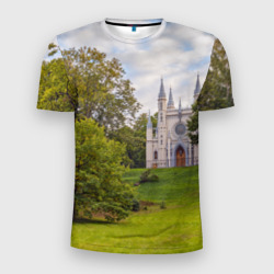 Парк Александрия в Петергофе – Мужская футболка 3D Slim с принтом купить со скидкой в -9%