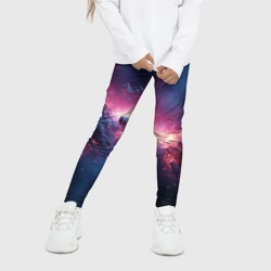 Детские леггинсы 3D Взрыв   в  космосе - фото 2
