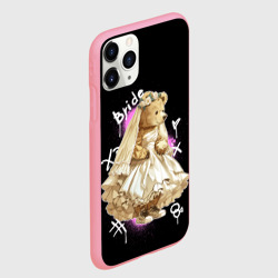 Чехол для iPhone 11 Pro Max матовый Невеста - медведь - фото 2
