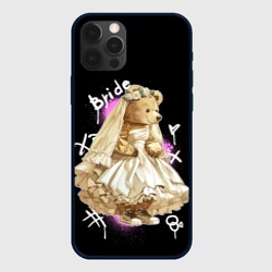 Чехол для iPhone 12 Pro Max Невеста - медведь