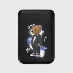Картхолдер Magsafe магнитный Жених - медведь