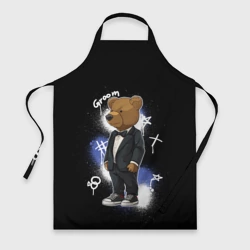Фартук 3D Жених - медведь