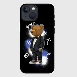 Чехол для iPhone 13 mini Жених - медведь