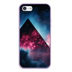Космическая  пирамида – Чехол для iPhone 5/5S матовый с принтом купить